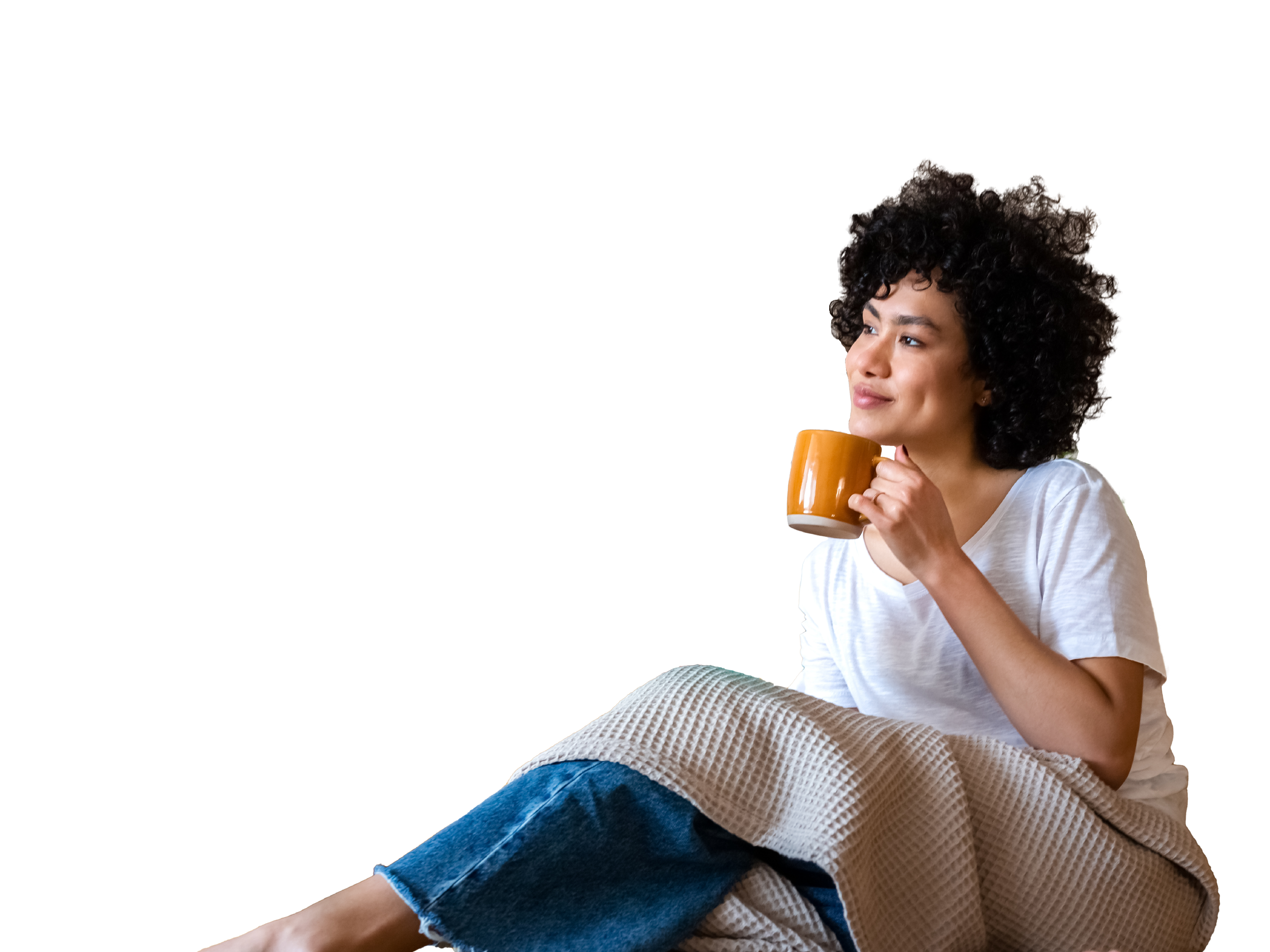 Pensive African American Woman-recropped and cut