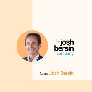 An image of Josh Bersin on the left with The Josh Bersin Company logo on the right